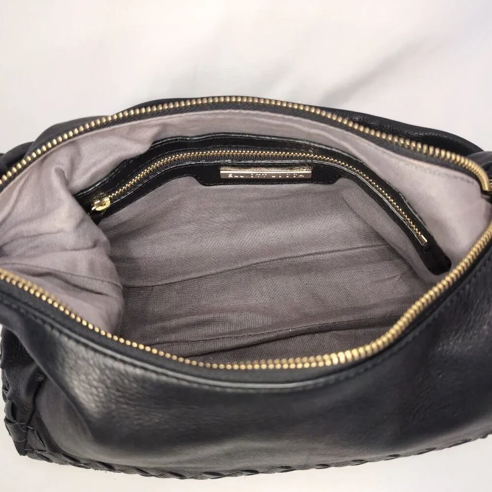 Elliott Lucca Black Leather Shoulder Bag - Picture 8 of 10